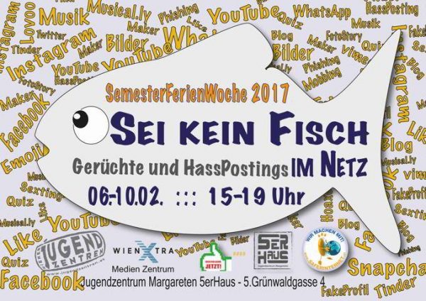 Sei kein Fisch im Netz Flyer